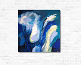 10-26 (100x100cm) - Danish Gallery - Moderne, abstrakte malerier. Online galleri med original, unik kunst til din bolig. 