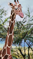 A giraffe (20x70cm)