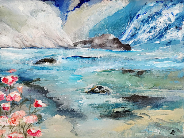 The ice is melting (40x30cm)