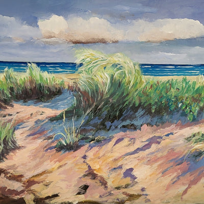 The wind is playing (80x60cm)
