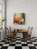 Gulerodskagen (90x90cm)