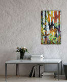 Family trees (30x40cm) - Danish Gallery - Moderne, abstrakte malerier. Online galleri med original, unik kunst til din bolig. 