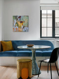 Vases on table (80x80cm)