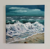 The blue wave (60x60cm)
