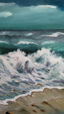 The blue wave (60x60cm)