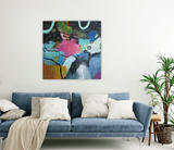 In the middle (100x100cm)