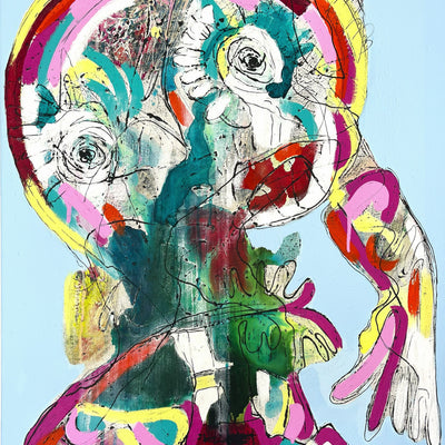 Untitled Blue VI (60x70cm)