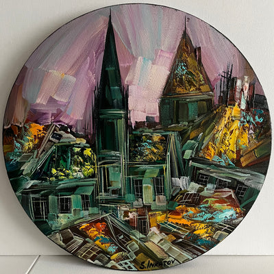 City at Dawn I (40x40cm)