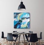 14-26 (100x100cm) - Danish Gallery - Moderne, abstrakte malerier. Online galleri med original, unik kunst til din bolig. 