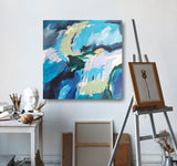 14-26 (100x100cm) - Danish Gallery - Moderne, abstrakte malerier. Online galleri med original, unik kunst til din bolig. 