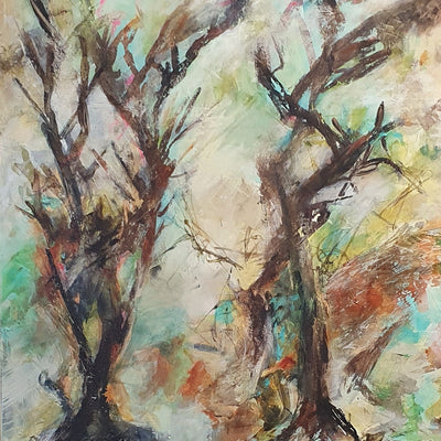 In the deep quiet of the forest (60x70cm)