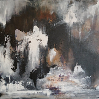 There is always a light in the darkness (98x78cm)