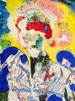 The obvious joy of feet in red boots (100x200cm)