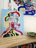 Untitled (60x70cm) - Danish Gallery - Moderne, abstrakte malerier. Online galleri med original, unik kunst til din bolig. 