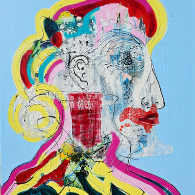 Untitled Blue I (60x70cm)