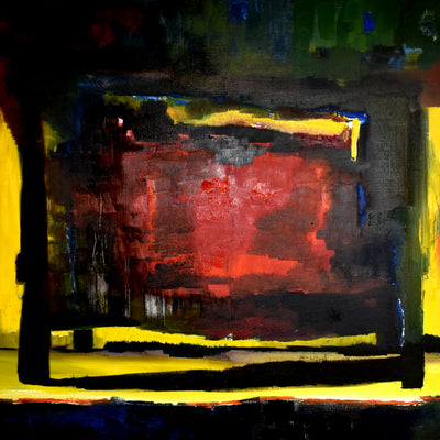 Under the table (140x120cm)