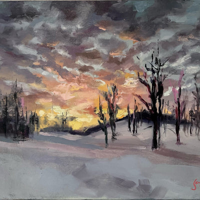 Spring Light, Lillehammer (50x40cm)