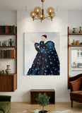 The lady (90x120cm)