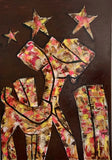 Stargazing Hound in New York (70x100cm)
