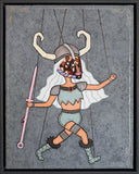 Pixie Painting 9 (30x40cm) - Danish Gallery - Moderne, abstrakte malerier. Online galleri med original, unik kunst til din bolig. 