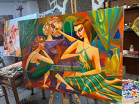 One passion for 3 (100x73cm)