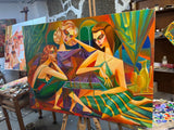 One passion for 3 (100x73cm)