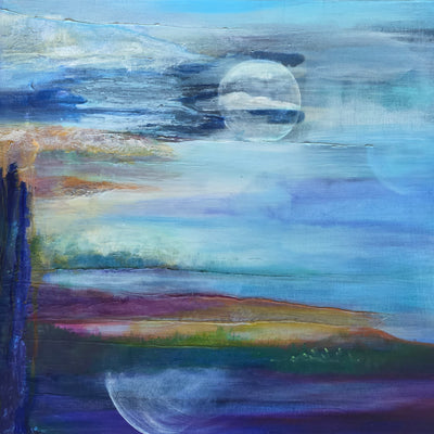 Evening moon (60x50cm)