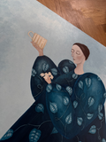 The lady (90x120cm)