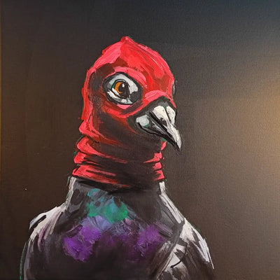 Barney A1 (40x40cm)