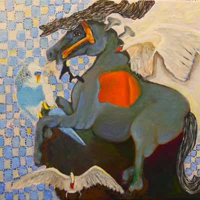 The statue (60x60cm)