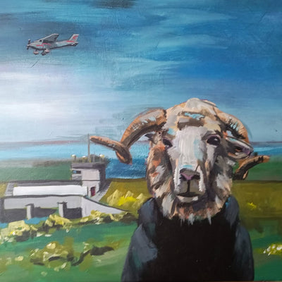 Får IV (90x80cm)