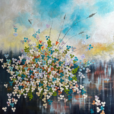 Flower Explosion IV (90x100cm)