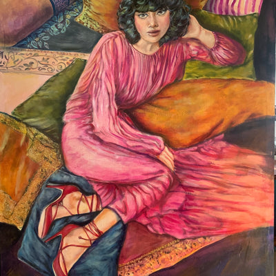 Velvet and muslin (118x178cm)