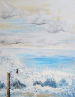 Sea foam (70x90cm)