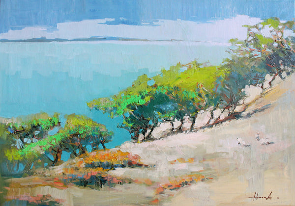 Hill above the Bay (100x70cm)
