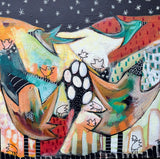 Powerbirds (80x80cm)