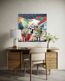 Powerbirds (80x80cm)