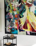 The manifold lineup (280x200cm) - Danish Gallery - Moderne, abstrakte malerier. Online galleri med original, unik kunst til din bolig. 