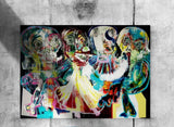 The manifold lineup (280x200cm) - Danish Gallery - Moderne, abstrakte malerier. Online galleri med original, unik kunst til din bolig. 
