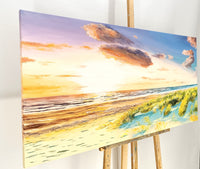 A colorful evening (120x60cm)