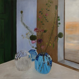 Vases on the table (80x80cm)