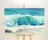 The beauty of the wave (120x80cm)