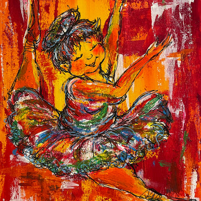 The fat ballet dancer no. 13 (30x40cm)