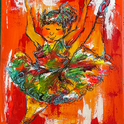 The fat ballet dancer no. 14 (30x40cm)