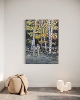 Light and atmosphere in the forest (60x80cm)