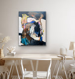 When silence speaks (80x100cm)