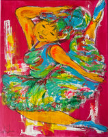 The fat dancer (40x50cm)