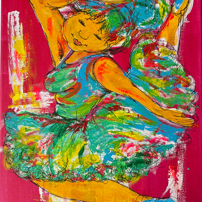 The fat dancer (40x50cm)