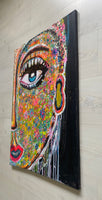 Flower Buddha (60x80cm)
