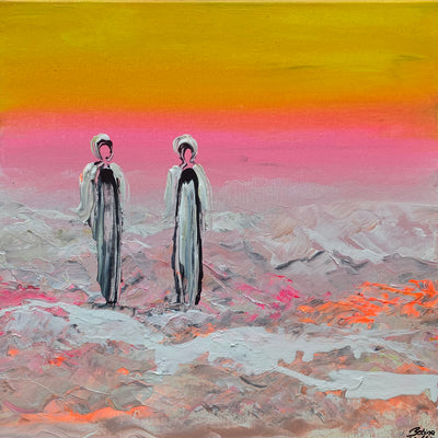 The pink ocean (40x40cm)